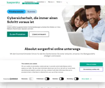 Kaspersky.ch(Kaspersky-Cybersicherheitslösungen für Privatanwender und Unternehmen) Screenshot