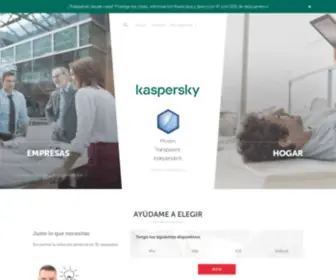 Kaspersky.co(Kaspersky Cyber Security Solutions for Home & Business) Screenshot