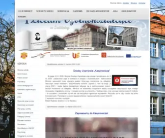 Kasprowiczanie.com(I LO w) Screenshot