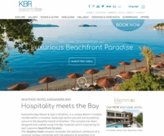 Kassandrabay.com(Skiathos Hotel Kassandra Bay) Screenshot