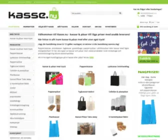 Kasse.nu(Papperskassar & Plastkassar med och utan tryck) Screenshot