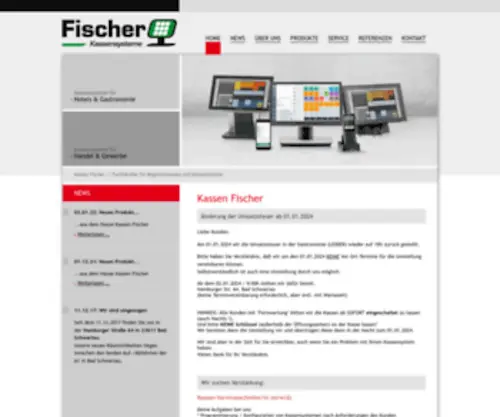 Kassen-Fischer.de(Kassen Fischer) Screenshot