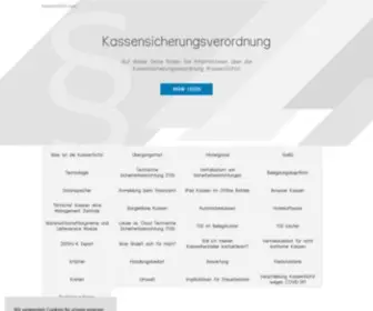 Kassensichv.com(Kassensicherungsverordnung) Screenshot