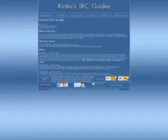 Kasshin.net(Kirika's IRC Guides) Screenshot