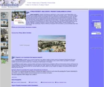 Kassianos.com(Premier Property Investment) Screenshot