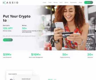 Kassio.com(Crypto Management Platform) Screenshot
