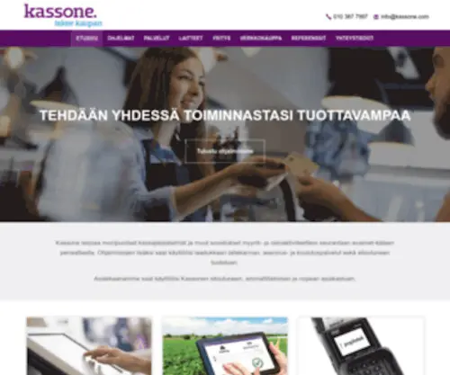 Kassone.com(Kassajärjestelmät kaupoille) Screenshot