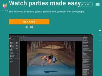 Kastapp.live(Kast is Watch Parties Made Easy) Screenshot