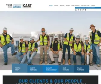 Kastbuild.com(KAST Construction) Screenshot