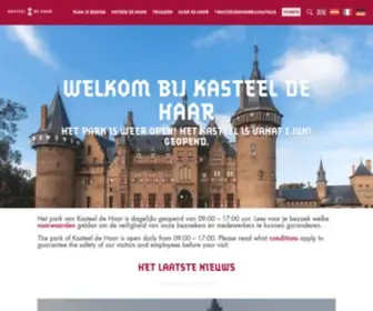 Kasteeldehaar.nl(Kasteel de Haar Utrecht) Screenshot