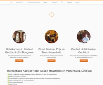 Kasteelgeulzicht.nl(Limburgs kasteelhotel) Screenshot