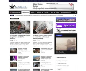 Kastela.com(Stranica posvećena Kaštelima) Screenshot