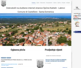 Kastelir-Labinci.hr(Kastelir Labinci) Screenshot