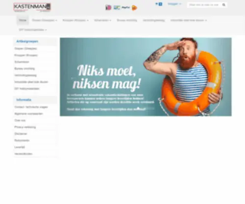 Kastenman.nl(Meubelbeslag webshop) Screenshot