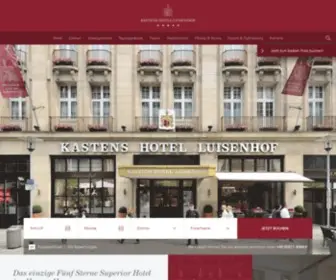 Kastens-Luisenhof.de(Das 5 Sterne Luxushotel Kastens Luisenhof heißt sie ♥) Screenshot