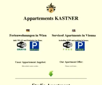 Kastner.or.at(Serviced Apartments Vienna) Screenshot