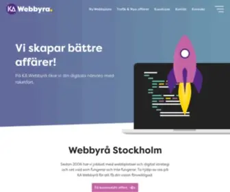 Kastockholm.se(Webbyrå Stockholm) Screenshot