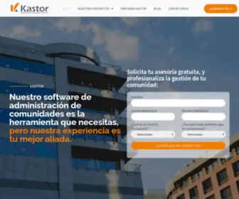 Kastorsoftware.cl(Inicio) Screenshot