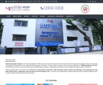 Kasturba.com(Kasturba General Hospital) Screenshot