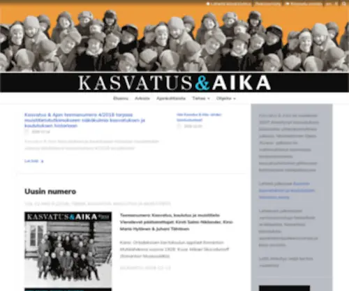Kasvatus-JA-Aika.fi(Kasvatus JA Aika) Screenshot