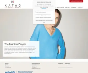 Katag.de(Einkauf · myVEO · Marketing · Vertrieb · Markenkontor (KMK)) Screenshot