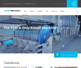 Kataifimachine.com(The Only Kataifi Machine Line in the market) Screenshot