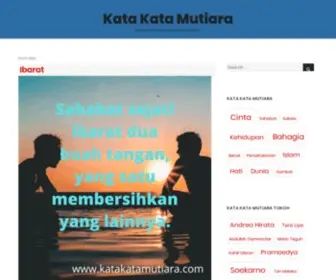 Katakatamutiara.com(Kata Kata Mutiara) Screenshot