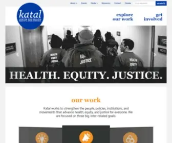 Katalcenter.org(Katal Center for Equity) Screenshot