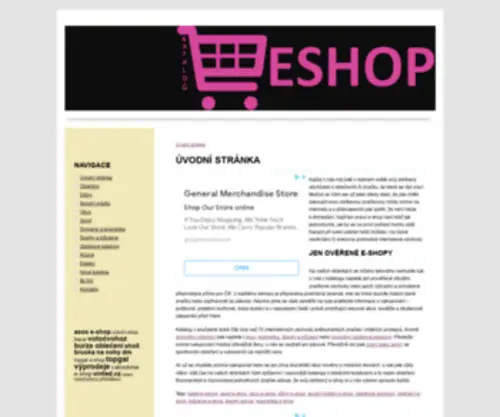 Katalog-Eshop.cz(Úvodní stránka) Screenshot