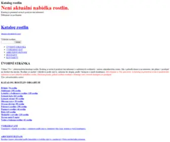 Katalog-Rostlin.cz(Katalog rostlin) Screenshot