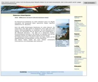 Katalonienurlaub.de(Katalonien Urlaub Spanien) Screenshot