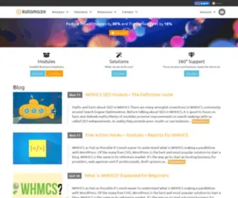 Katamaze.com(Grow your Hosting Business with WHMCS) Screenshot