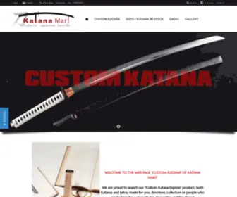 Katanamart.com(¡Cree su propia Custom Katana Personalizada EXPRESS con un koshirae totalmente personalizado) Screenshot