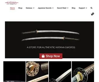 Katanaswords.net(Buy Authentic Katana Sword Collection) Screenshot