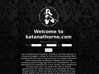 Katanathorne.com(Katanathorne) Screenshot