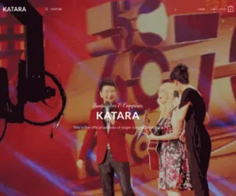 Katara.com(The Official Website of Singer) Screenshot