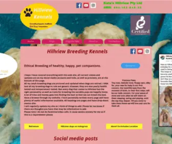 Katashillviewkennels.com(Hillview-kennels) Screenshot