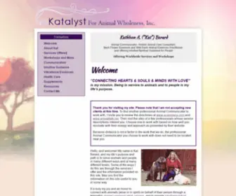 Katberard.com(Katalyst for Animal Wholeness) Screenshot