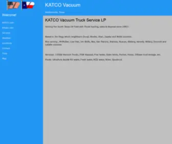 Katcovacuum.com(KATCO) Screenshot