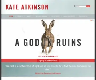 Kateatkinson.co.uk(Kate Atkinson) Screenshot