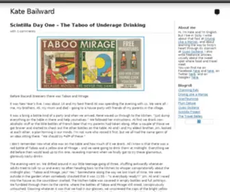 Katebailward.com(Kate Bailward) Screenshot