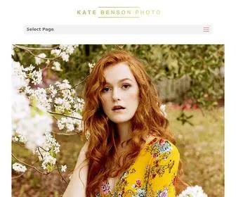 Katebenson.com(Professional Fashion Still Life Product Photographer HomepageKate Benson Photography) Screenshot