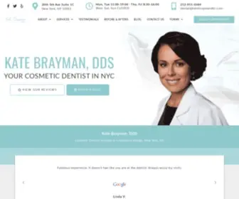 Katebraymandds.com(General & Cosmetic Dentist) Screenshot