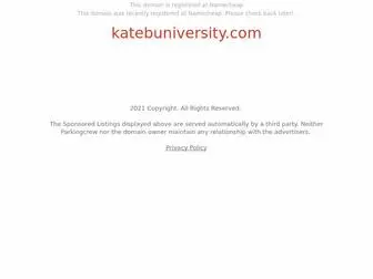 Katebuniversity.com(Katebuniversity) Screenshot
