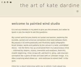 Katedardine.com(Animal and Land Spirit Paintings by Kate Dardine) Screenshot