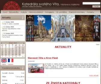 Katedralasvatehovita.cz(Katedrála svatého Víta) Screenshot