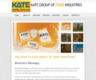 Katefoodindustries.com(Kate Food Industries) Screenshot