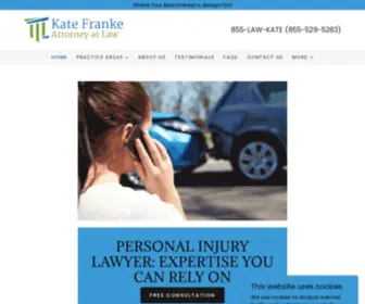 Katefrankelaw.com(Kate Franke) Screenshot