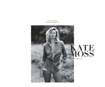 Katemoss.com(Kate Moss) Screenshot