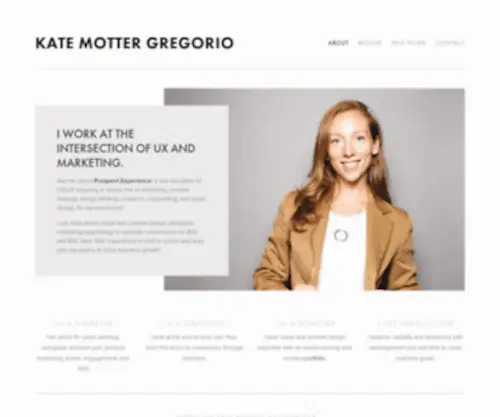 Katemotter.com(Kate Motter Gregorio) Screenshot